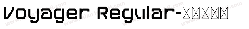 Voyager Regular字体转换